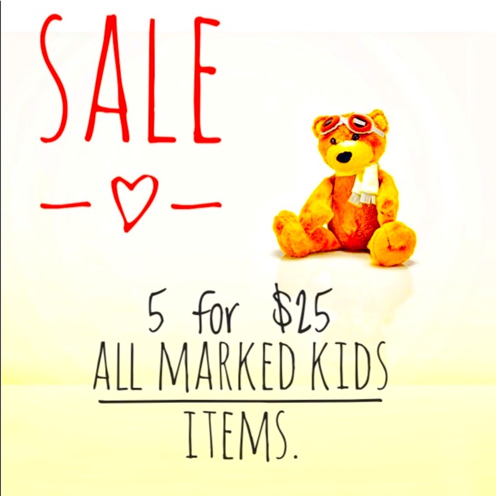 5 for $25 SALE!!!
